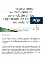 Taller La Lectura Como Herramienta en Sec Und Aria