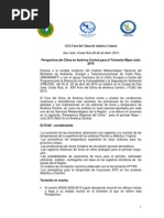 XXX Foro Del Clima de América Central XXX Foro Del Clima de América Central