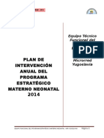 Plan Anual 2014 Materno - FINAL GENERAL