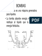 Bernoulli en Bombas