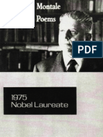 Selected Poems of Eugenio Montale