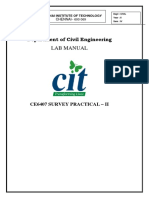 Surveying II Lab Manual