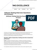 Software Testing Interview Questions and Answers