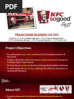 KFC Franchisee Business