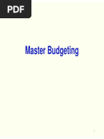 Master Budgeting Video Slides