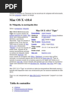 Mac OS X v10 4 - Wikipedia, La Enciclopedia Libre