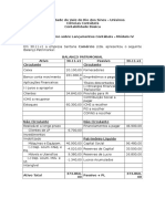 Exercicio Pratico Sobre Lancamentos Contabeis - Modulo IV1