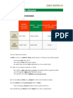 Relative Clauses