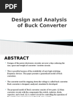 Design and Analysis of Buck Converter