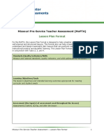 MOPTA Lesson Plan Form