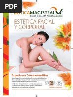 Folleto Estetica Facial Corporal