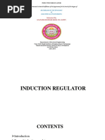 On Induction Regulator