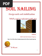 Soil Nailing - Design Nail Stabilisation