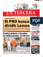 Diario La Tercera 29.03.2016