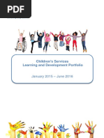 Training Brochure 2015 - Children's Services Learning and Development Portfolio