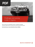 BAIN BRIEF Challenges and Winning Models in Logistics