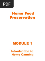 Home Food Preservation