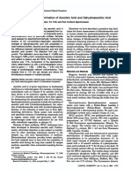 Spectrophotometric Determination of Ascorbic Acid and Dehydroascorbic Acid