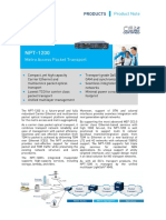 NPT 1200 Product Note