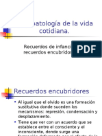 Psicopatologia de La Vida Cotidiana Recuerdos Encubridores