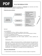 Plan de Redacción 3ro Secundaria