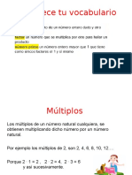 Factores y Multiplos