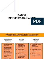 Bab 7 Penyelesaian Audit