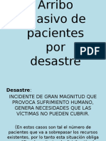 Arribo Masivo de Pacientes Por Desastre