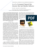 Characteristics of A Corrugated Tapered Slot Antenna With Dielectric Rod and Metallic Re Ector