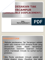 Pendesakan Tak Tercampur (Immiscible Displacement)