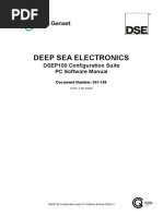 Deep Sea Electronics: DSEP100 Configuration Suite PC Software Manual