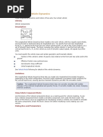 Longitudinal Vehicle Dynamics