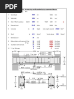 Doubly Reinforced Simple Supported Beam