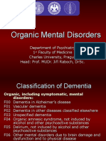 Organic Mental Disorders