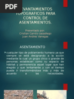 Levantamientos Topograficos para Control de Asentamientos