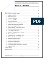 Service Law - Departmental Enquiries