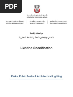 DMA Lighting Specification - ParksPublic RealmArchitectural - Rev0 1nov2011