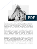 Breve Historia de La Banca en Lima Hasta 1950 (Historia Del Grupo Wiesse)