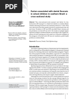 Factors Associated With Dental Fluorosis in School Children in Southern Brazil: A Cross-Sectional Study