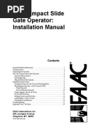 Securitex FAAC-746 EMC Installation Manual