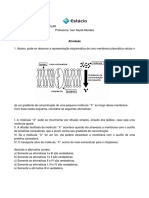 Atividade Biologia Celular AV1