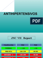 ANTIHIPERTENSIVOS - Farmacologia