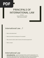 1 Principles of International Law