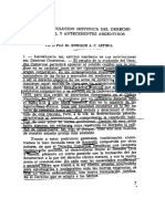 Origen y Evolucion Historica Del Derecho Comercial y Antecedentes Argentinos