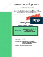 Connaissance de La Mecanique Theorique RDM BTP TSCT PDF