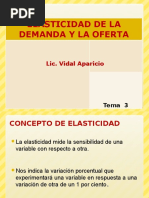 Elasticidad de Demanda y Oferta