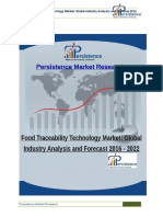 Persistence Market Research: Food Traceability Technology Market: Global Industry Analysis and Forecast 2016 - 2022