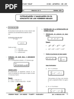 3er. Año - ARIT - Guía 5 - Potenciación y Radicación de Numer