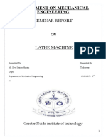 Lathe Machine