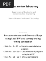 PID Control Using LabVIEW in Process Control Laboratory